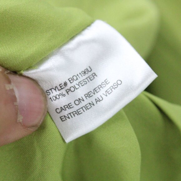 Vintage Conrad C Collection Jacket Womens Green Full Zip Lined Polyester Size 12 - Picture 7 of 10